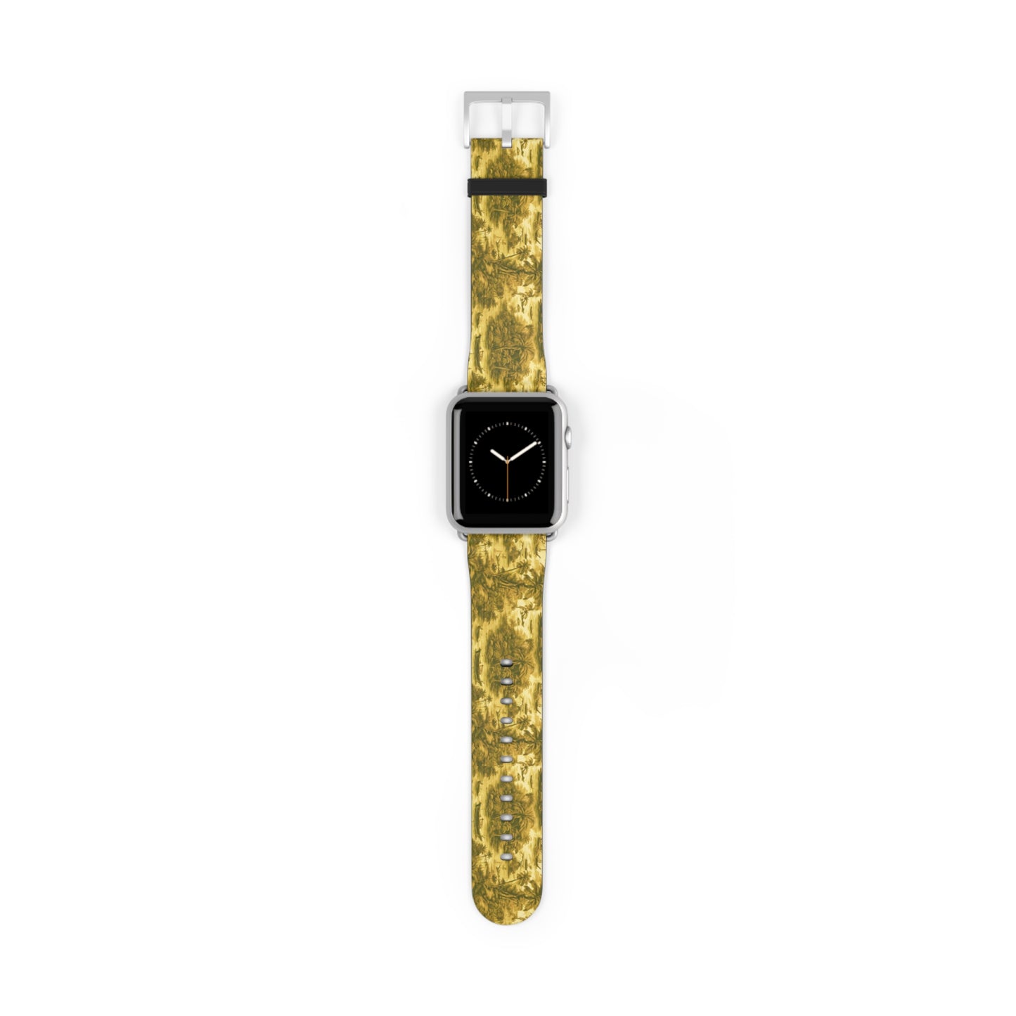 Apple Watch Band - Tropical Toile, gold