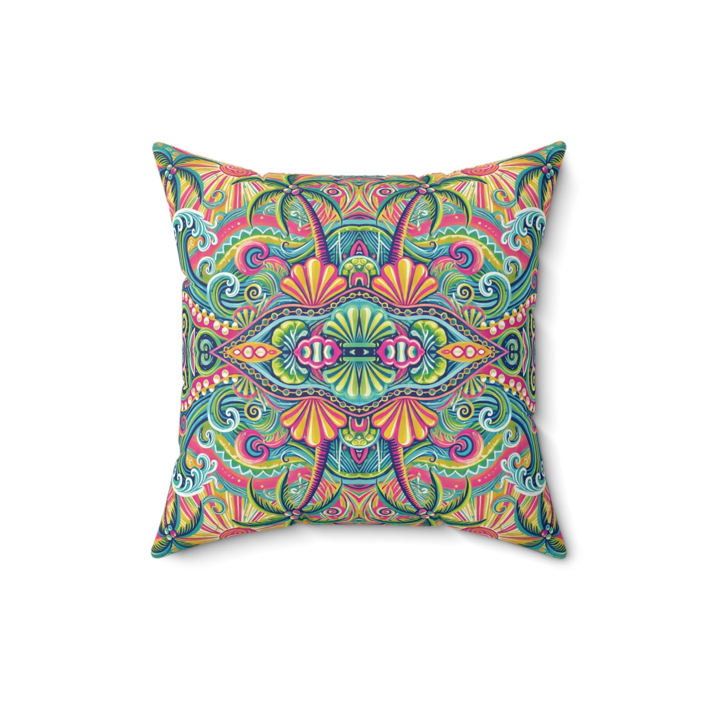 Decorative Pillow - Accent Cushion, 4 Sizes / Kaleido Bay