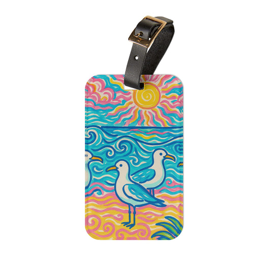 Luggage Tag - Beach Seagulls