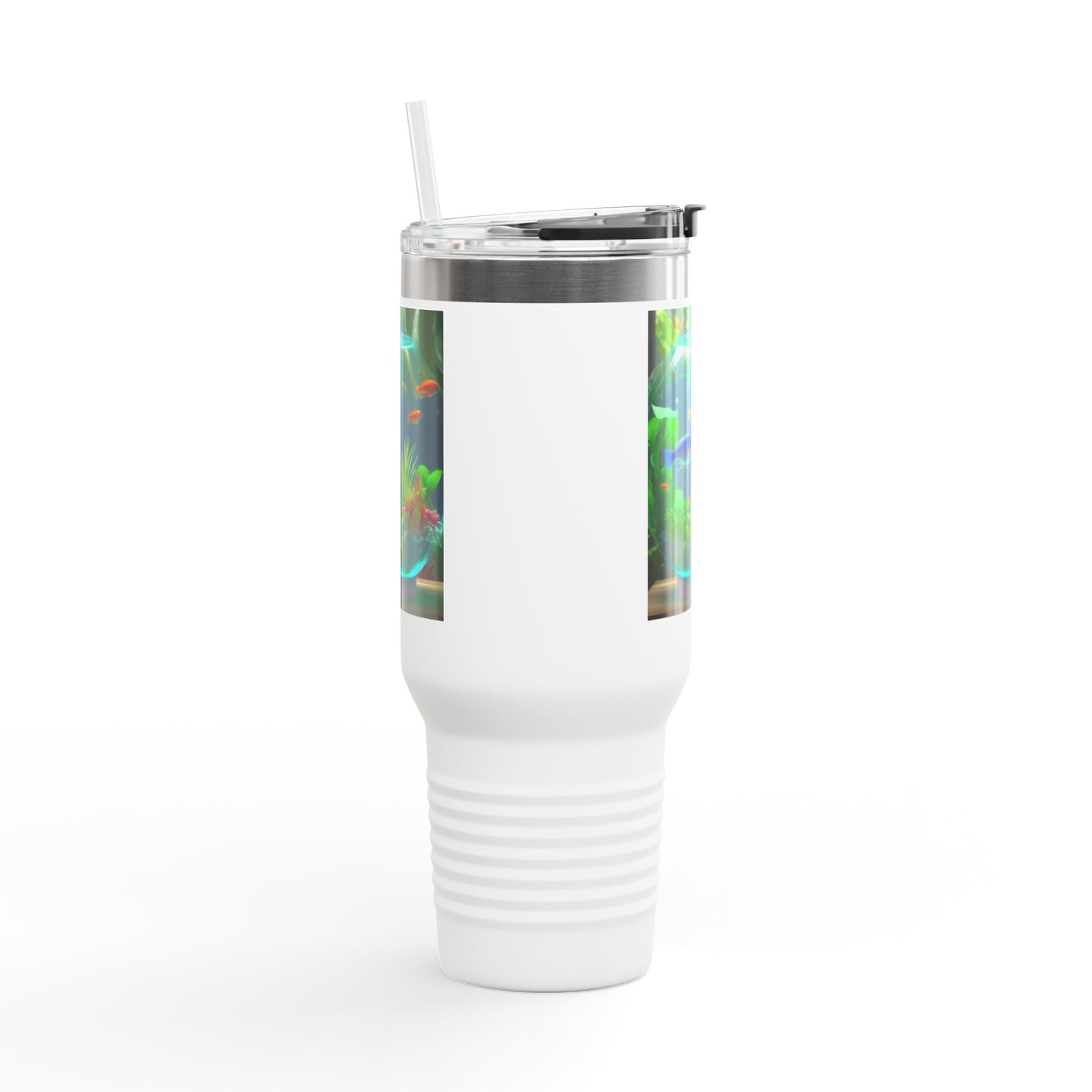 Insulated Travel Mug, 40oz / Tropical Fish Bowl #1 - Perfect for Outdoor Adventures