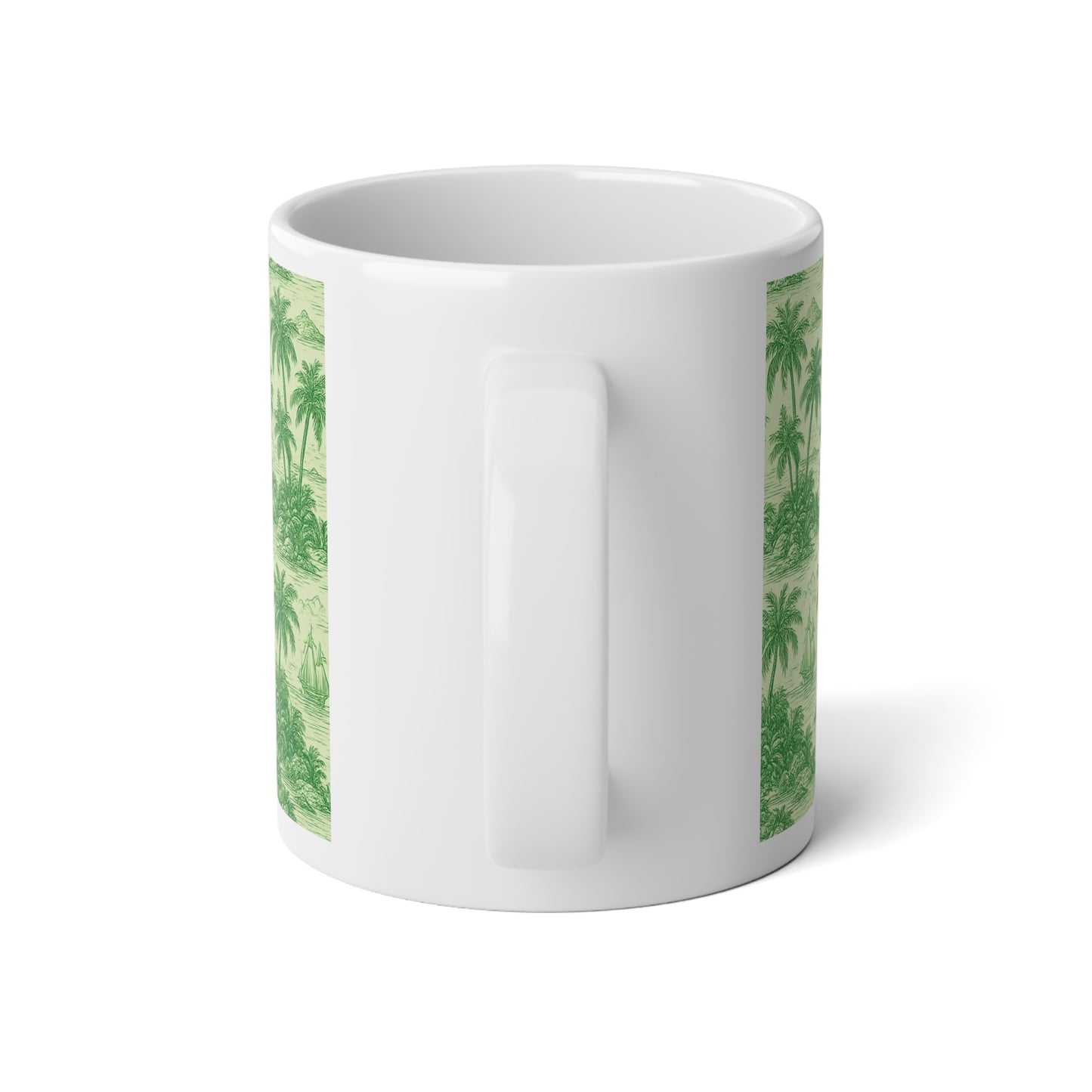 Jumbo Mug, 20 oz | Faraway Trip, Green