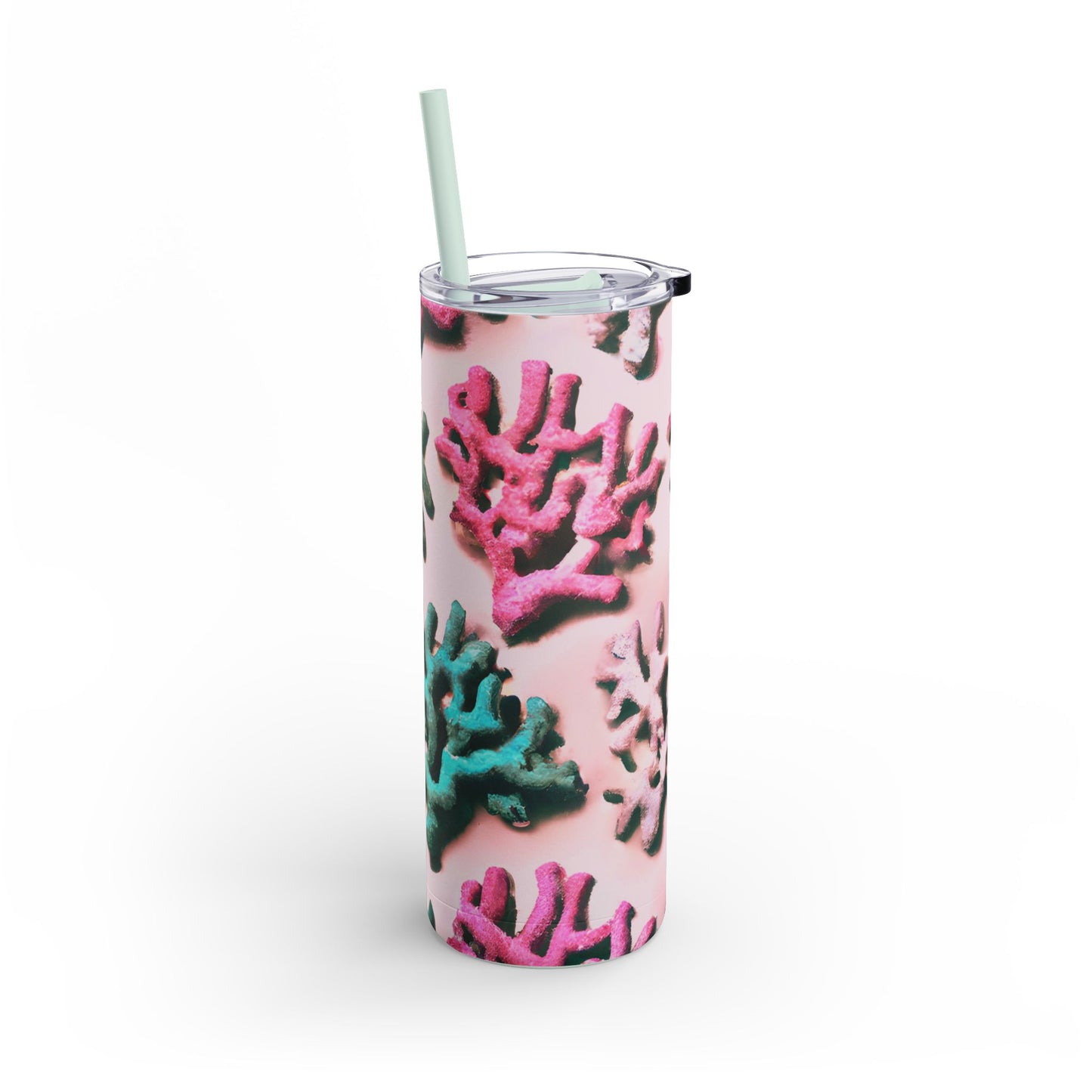 20oz Matte Tumbler, 7 Colors - Stylish Travel Cup - Corals Pink