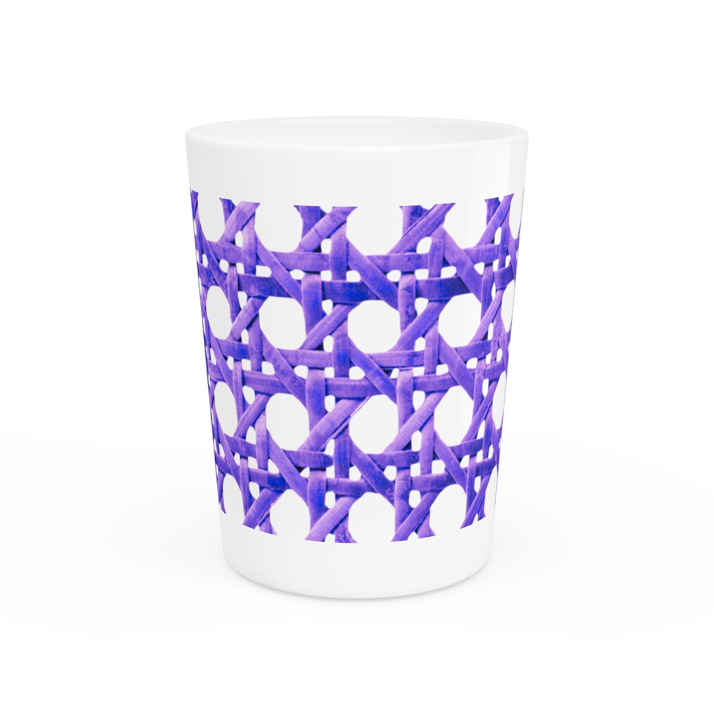 Shot Glass - Beach Chair Wicker, Amethyst