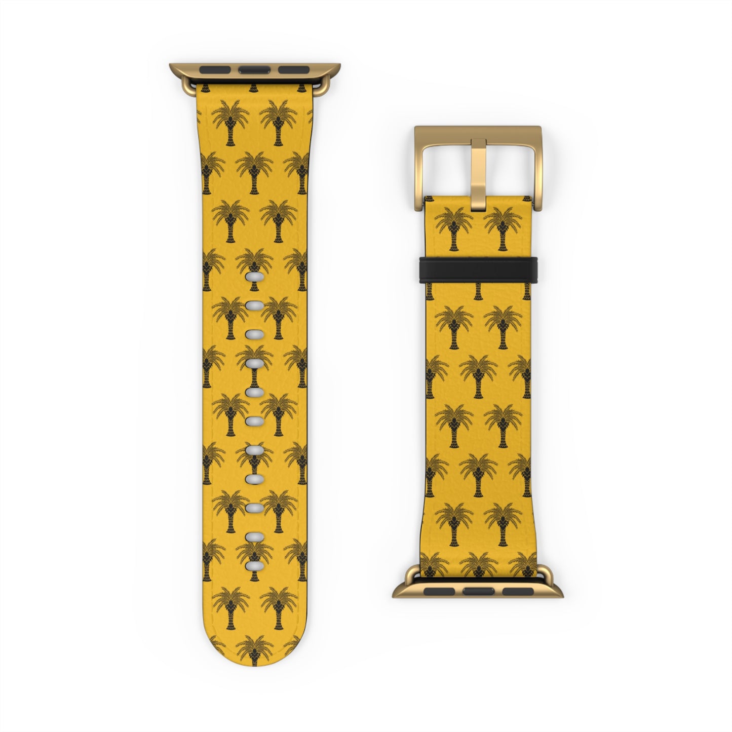 Apple Watch Band - Art Deco Palm, Repeat Yellow