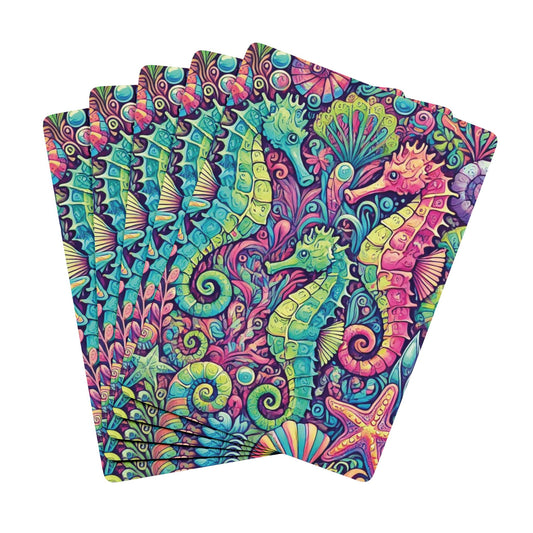 Poker Playing Cards - Seahorse Trio