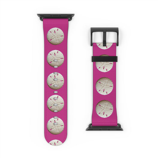 Apple Watch Band - Sand Dollar Parade, pink