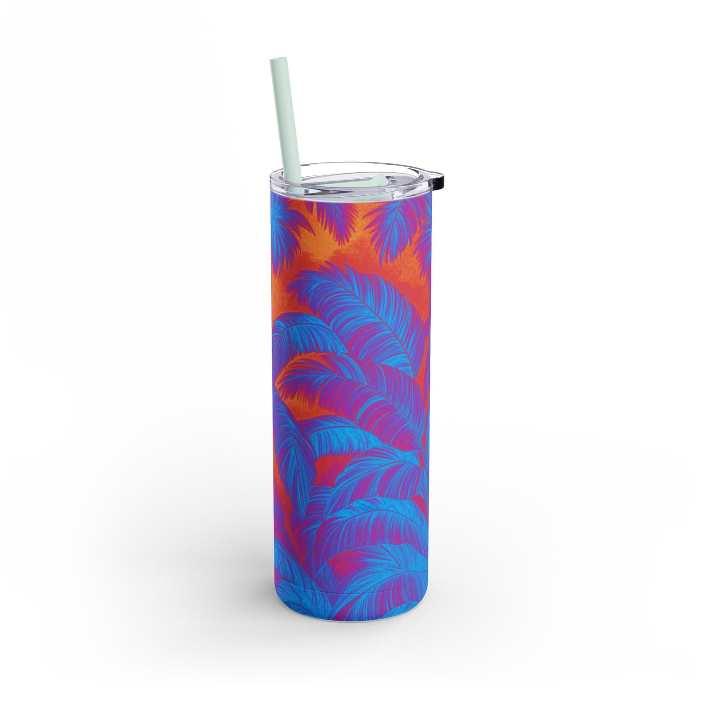 20oz Matte Tumbler, 7 Colors - Stylish Travel Cup - Palm Serenity, Heatwave