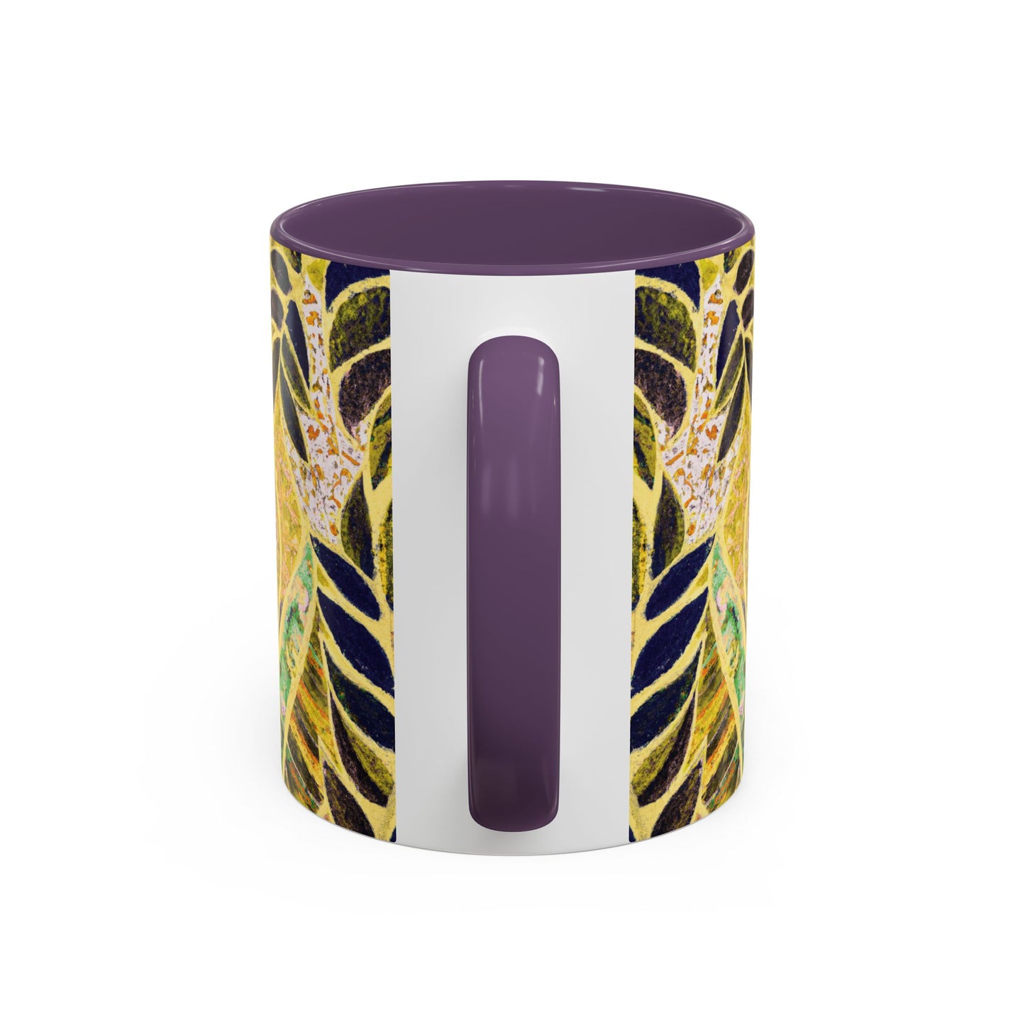 Accent Color Coffee Mug (11, 15oz), Amazon Whimsy/Yellow, Various Colors