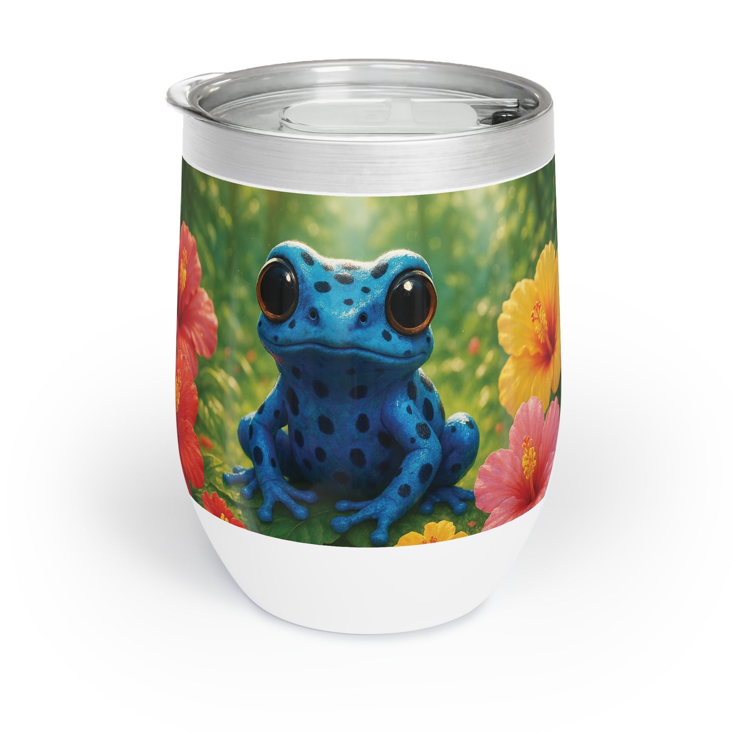Chill Wine Tumbler with Baby Tree Frog