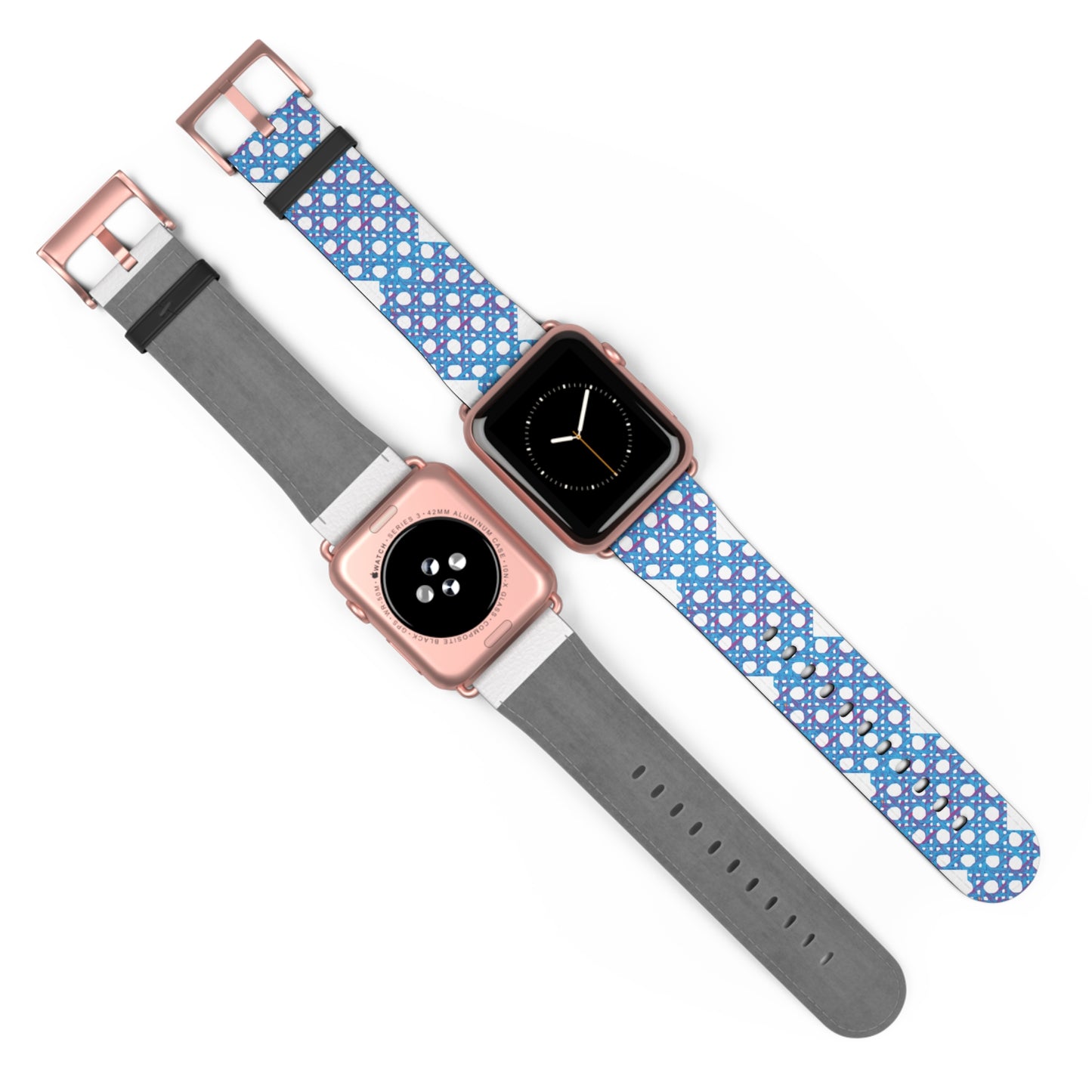 Apple Watch Band - Turquoise Beach Chair Wicker