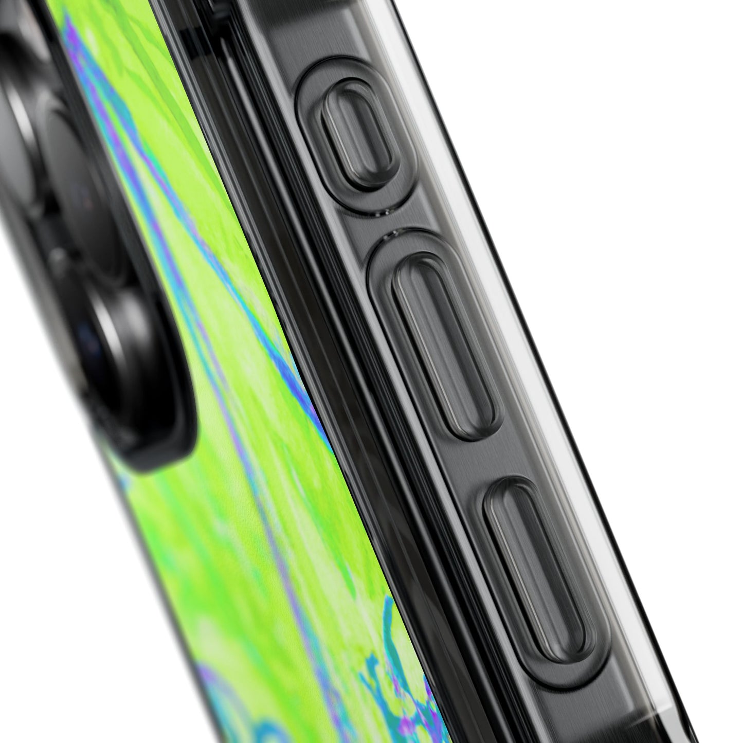 Tropical Doodles/Lime Magnetic Clear Phone Case, Many Models