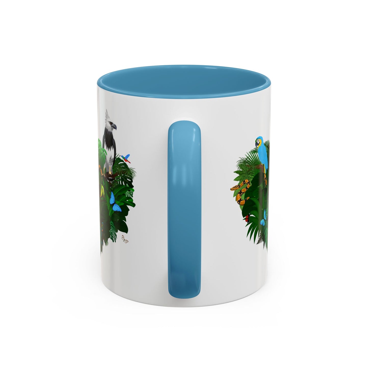 Accent Coffee Mug | Tropical-Inspired Drinkware / Rainforest Love