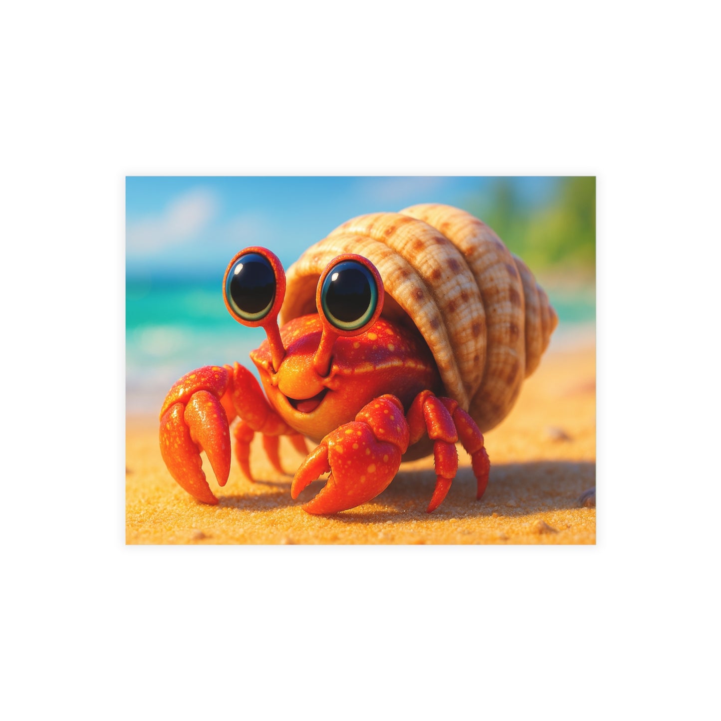 Baby Hermit Crab Postcard Bundle - Perfect for Ocean Lovers & Greetings!