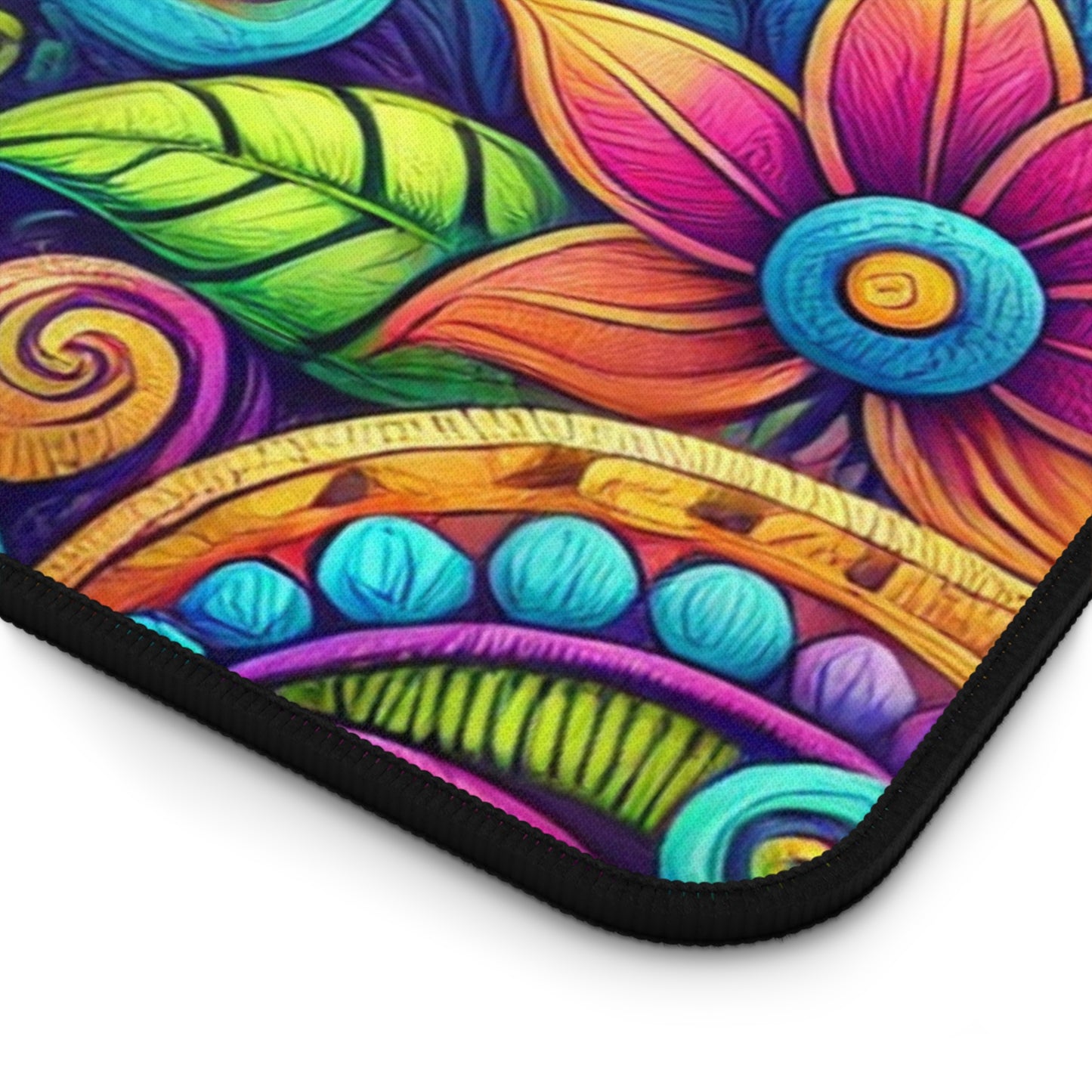 Tropical Mouse Pad/Desk Mat, 3 Sizes - Perfect for Home Office / Colorful Rainforest Parrots