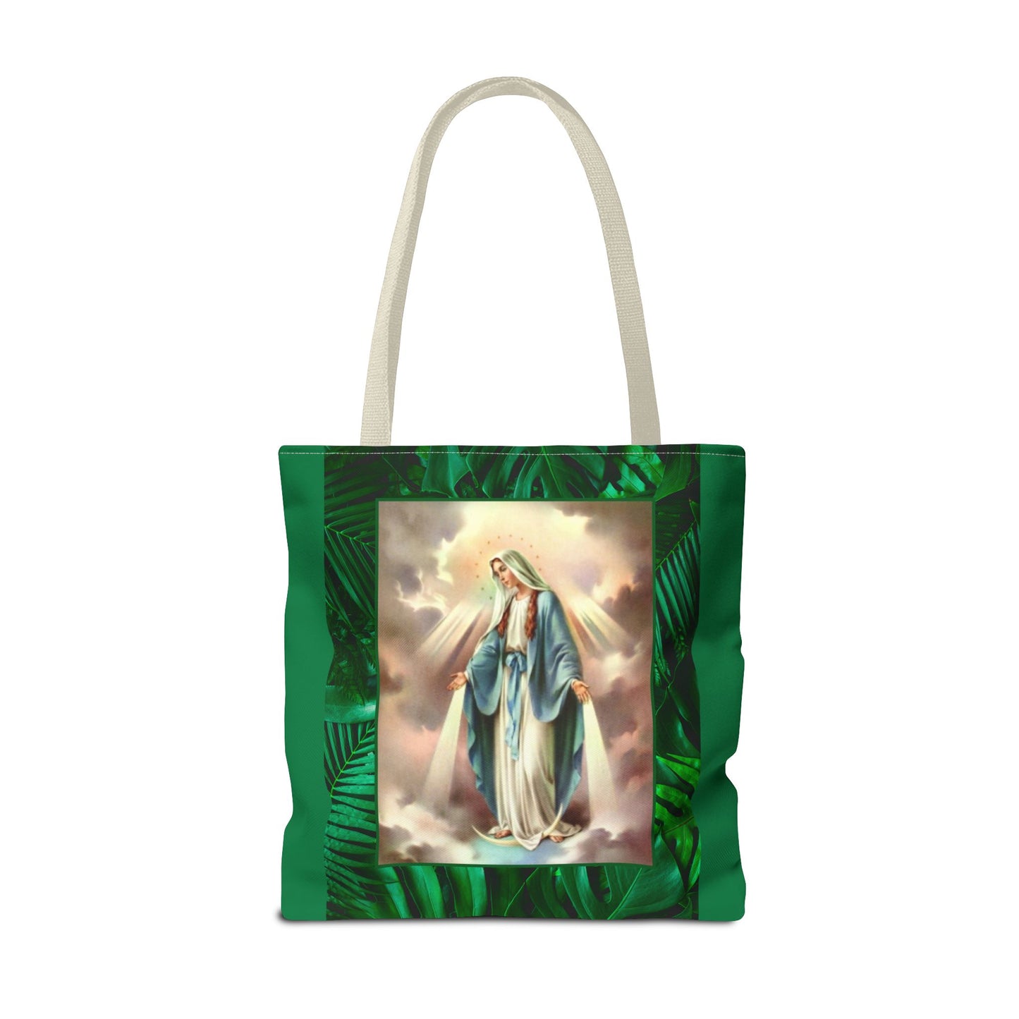 Religious Our Lady of Grace Tropical Tote Bag - 3 Sizes