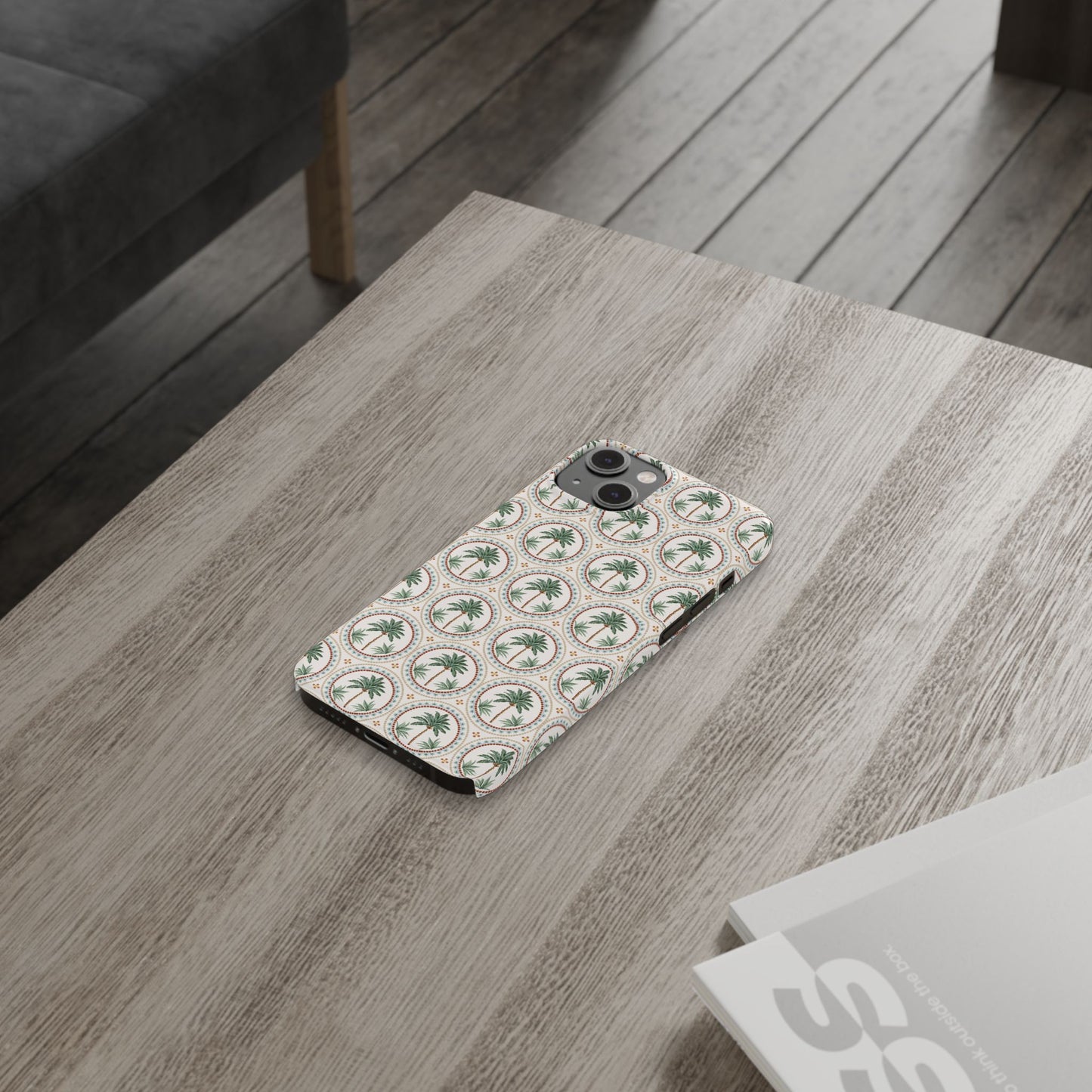 Slim Phone Cases - Mosaic Palm Tree