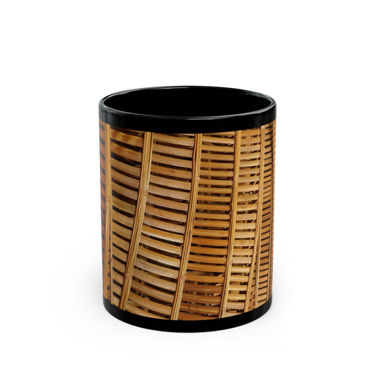 Natural Bamboo Flow Black Coffee Mug