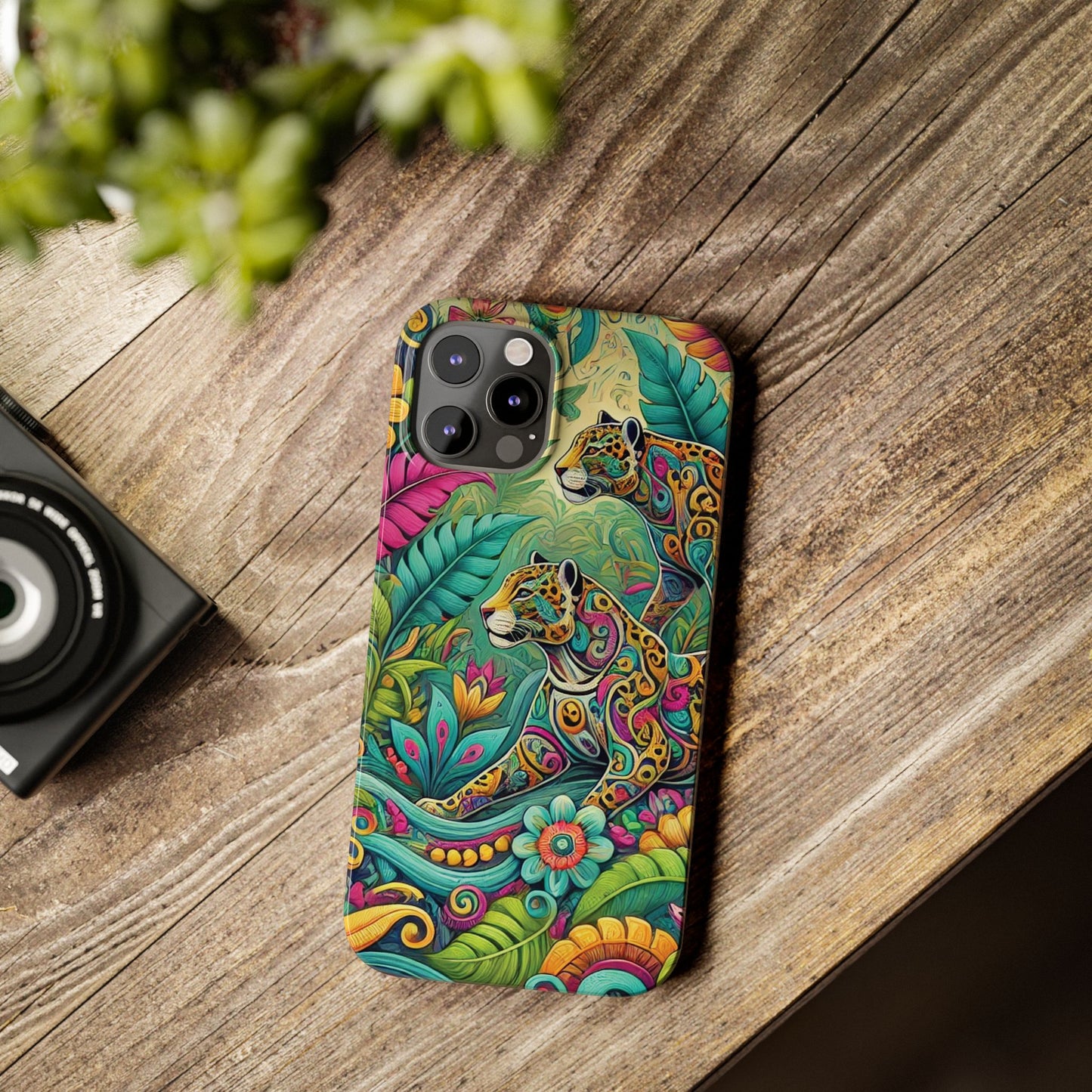 Slim Phone Cases - Jaguar Pop