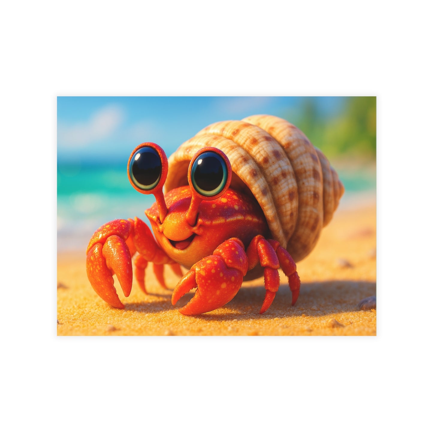 Baby Hermit Crab Postcard Bundle - Perfect for Ocean Lovers & Greetings!