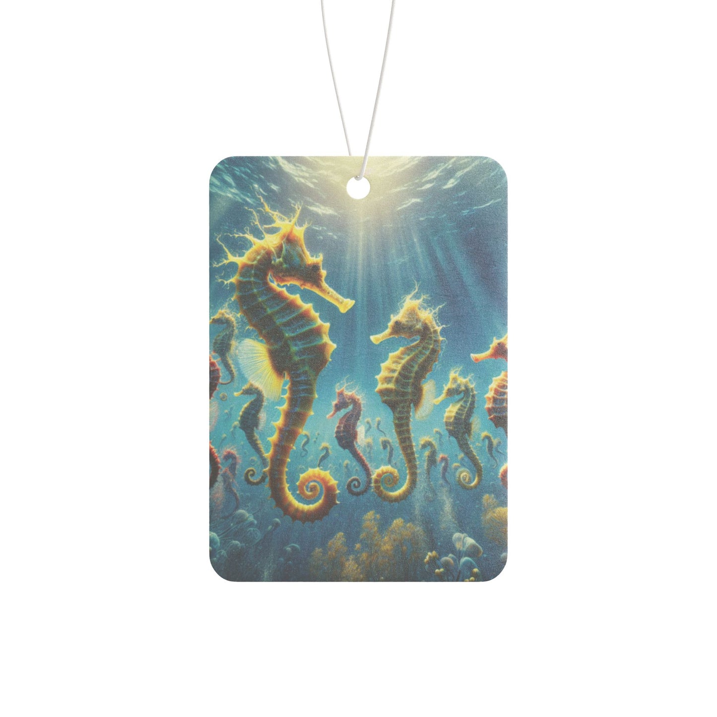 Seahorse Party Home Car Air Freshener - Vibrant Tropical Aromatic Décor