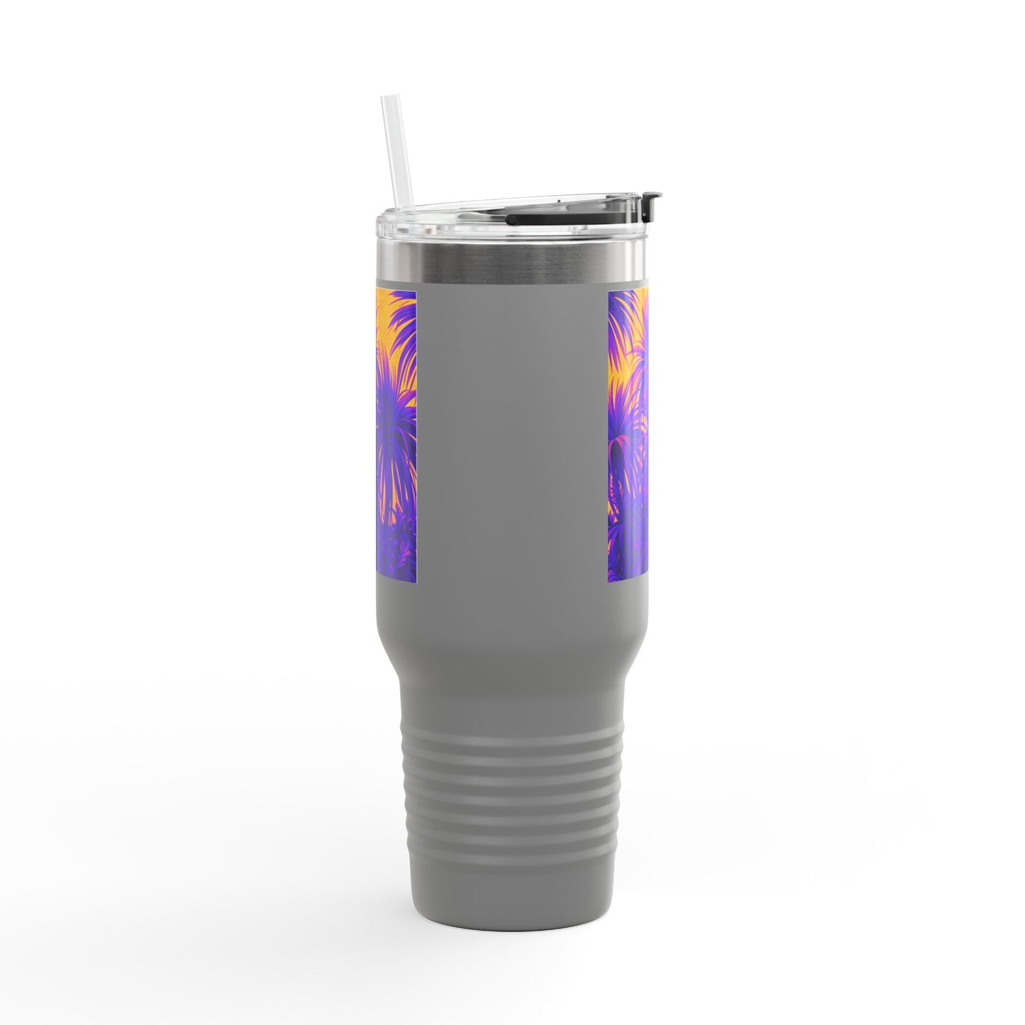 Tiny Palm Island/Palm Insulated Travel Mug - 40oz - Perfect for Outdoor Adventures