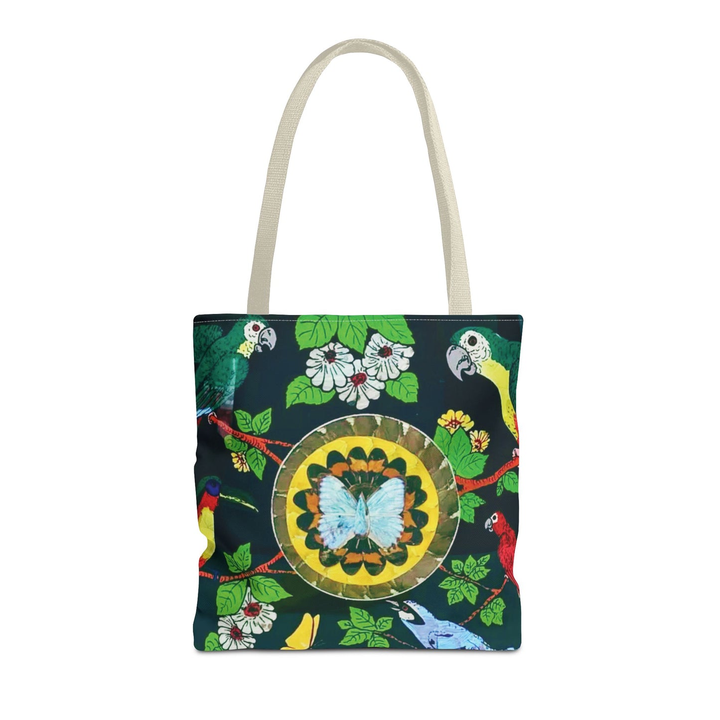 Parrots & Butterfly/Real Wings Tote Bag - 3 Sizes
