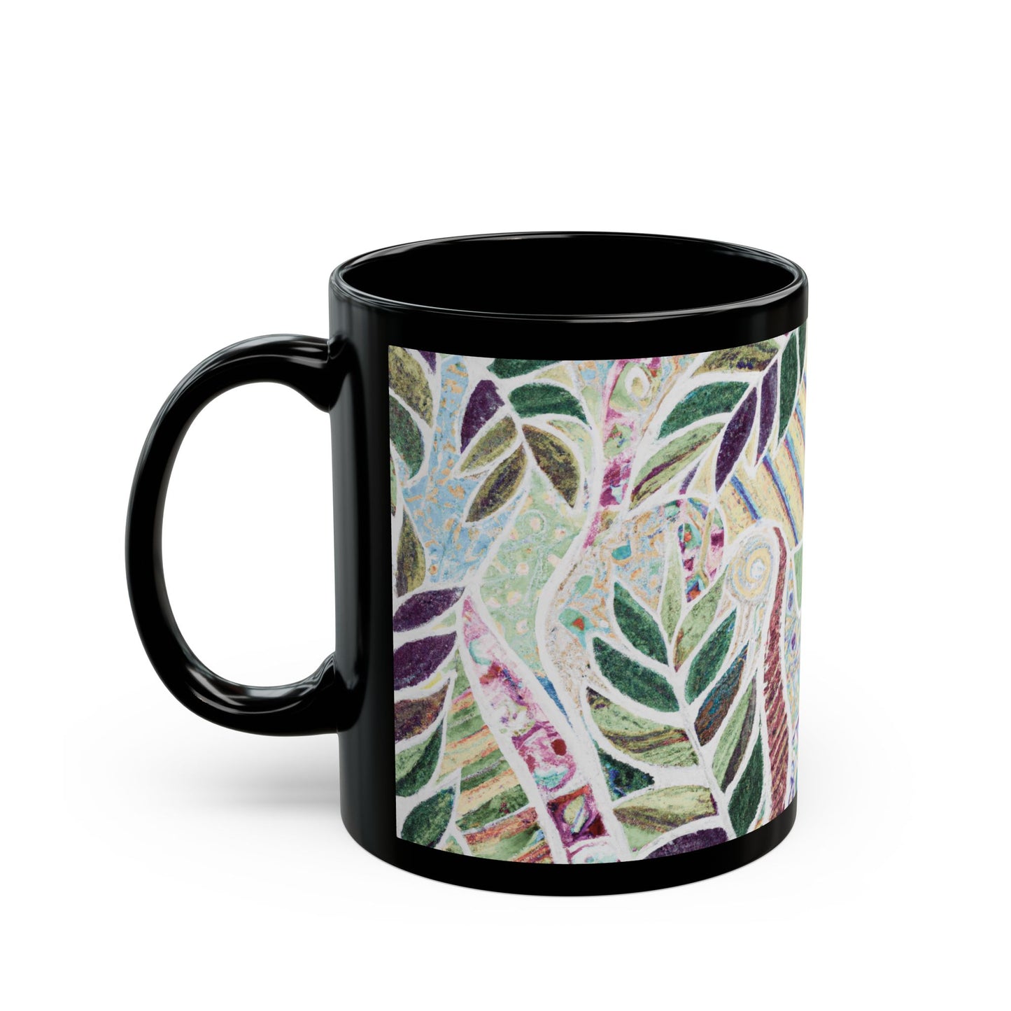 Black Coffee Mug - Amazon Whimsy, Vintage