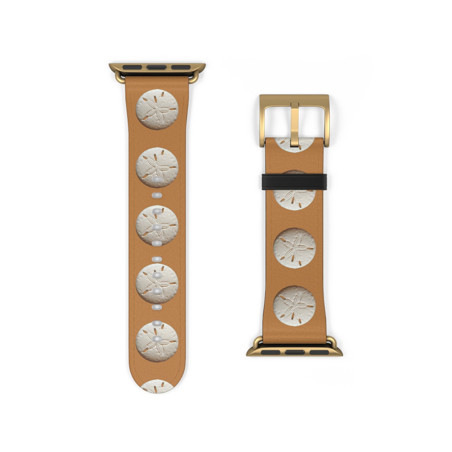 Apple Watch Band - Sand Dollar Parade, light brown