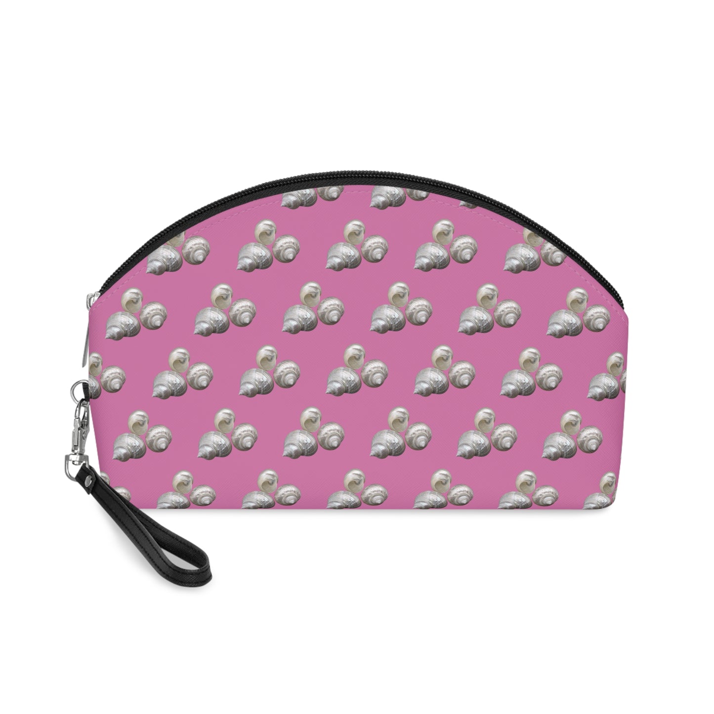 Makeup Bag - White Nautilus Trio, MICRO pink