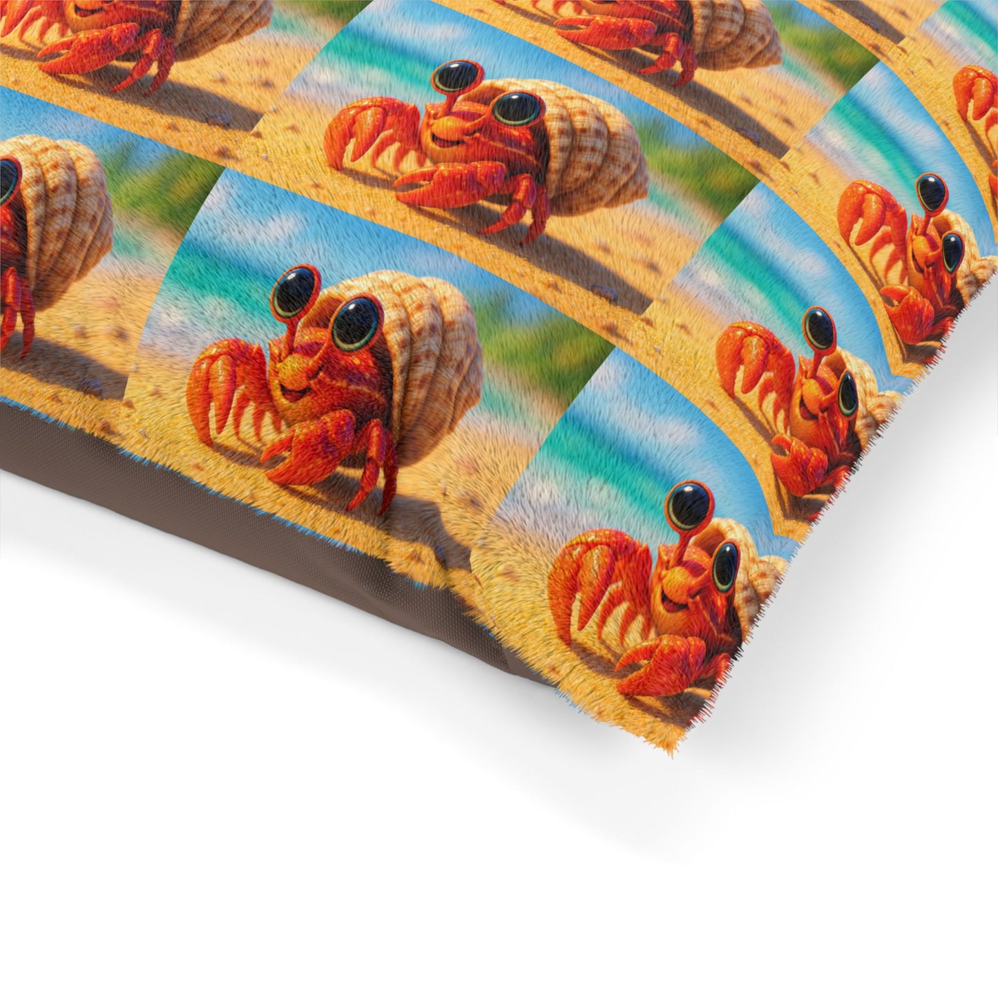 Baby Hermit Crab Pet Bed - Cozy and Fun Dog or Cat Bed for Beach Lovers