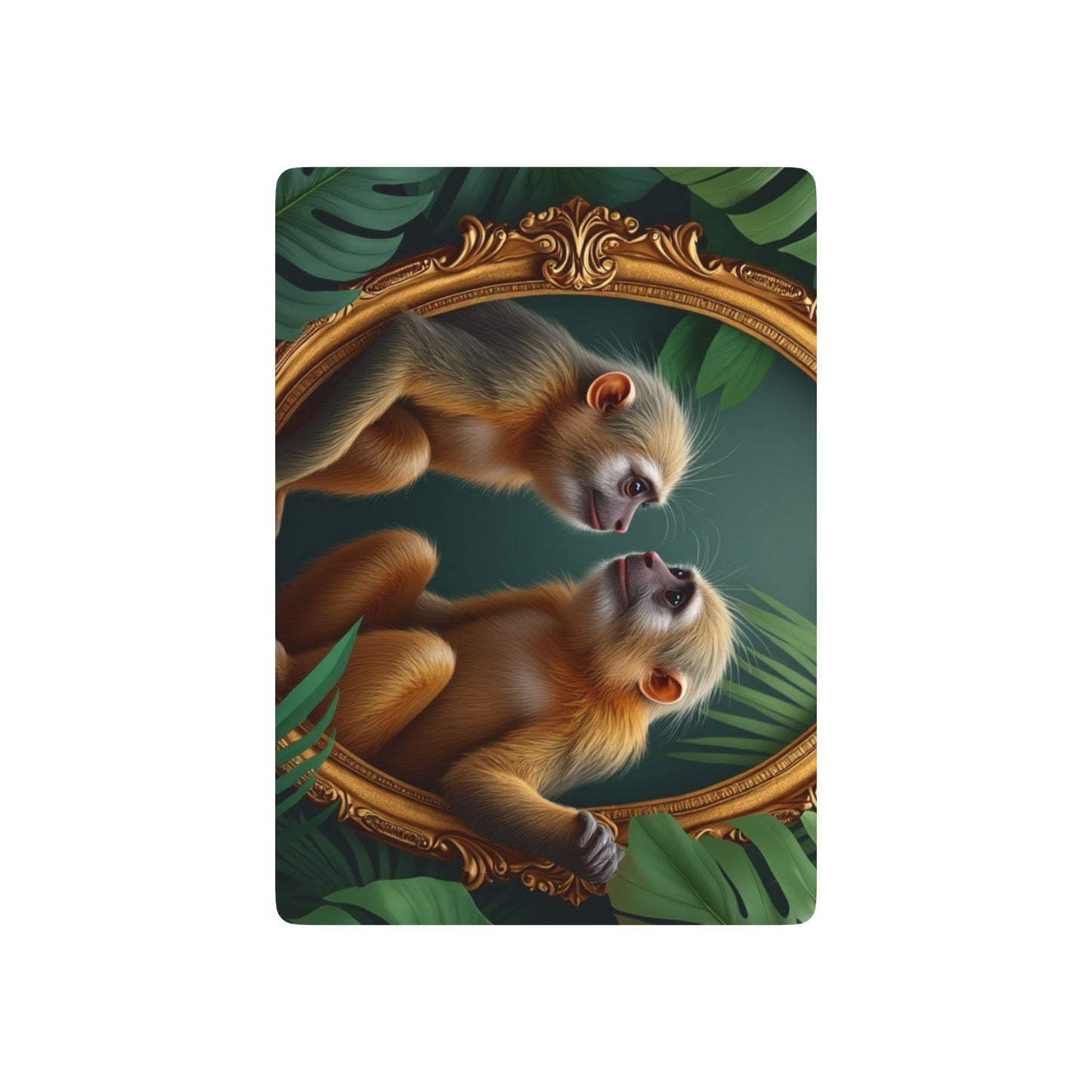 Poker Playing Cards - Framed Marmosets