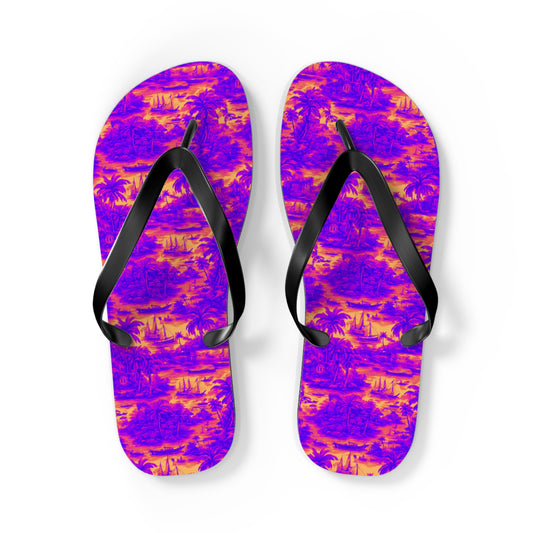 Flip Flops - Crazy Cool Tropical Toile
