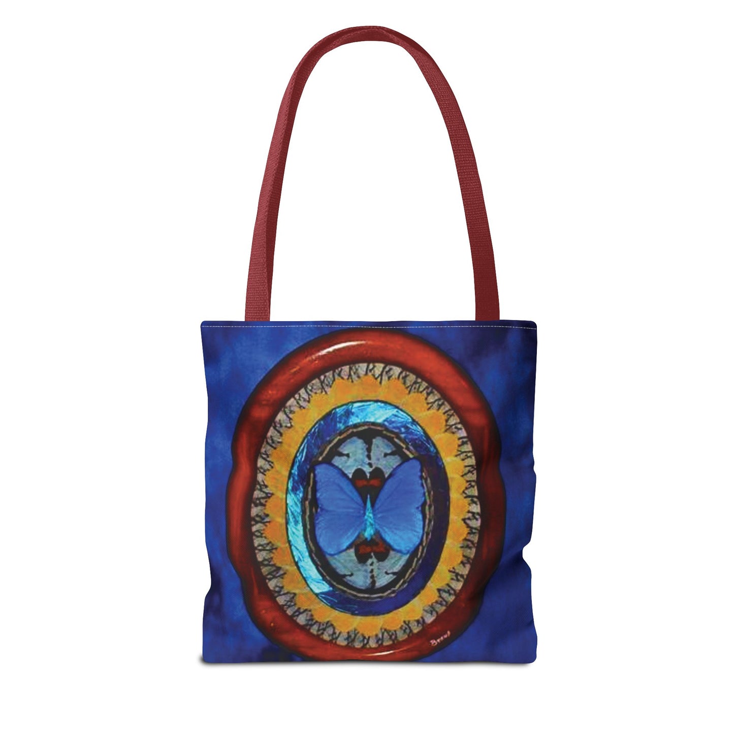 Real Oval Butterfly Wing Art Tote Bag - 3 Sizes