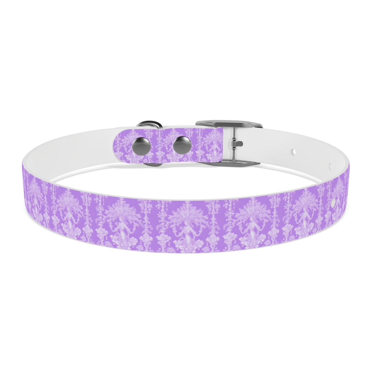 Dog Collar - Pearl Lady Toile, purple