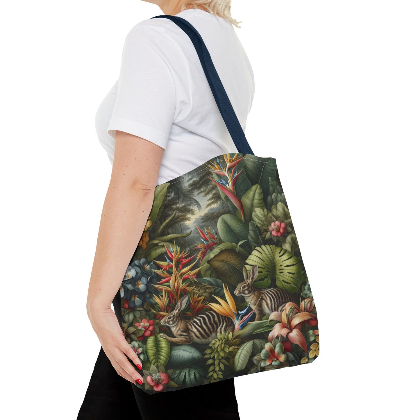 Rainforest Rabbit Outing Tote Bag - 3 Sizes