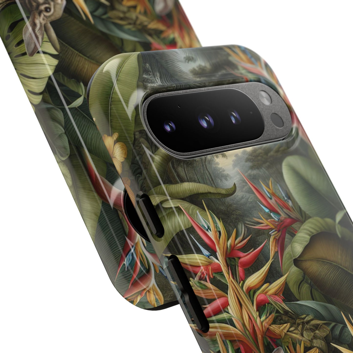 Rainforest Rabbit Outing Phone Case - Tough Cases with Summer Vibe