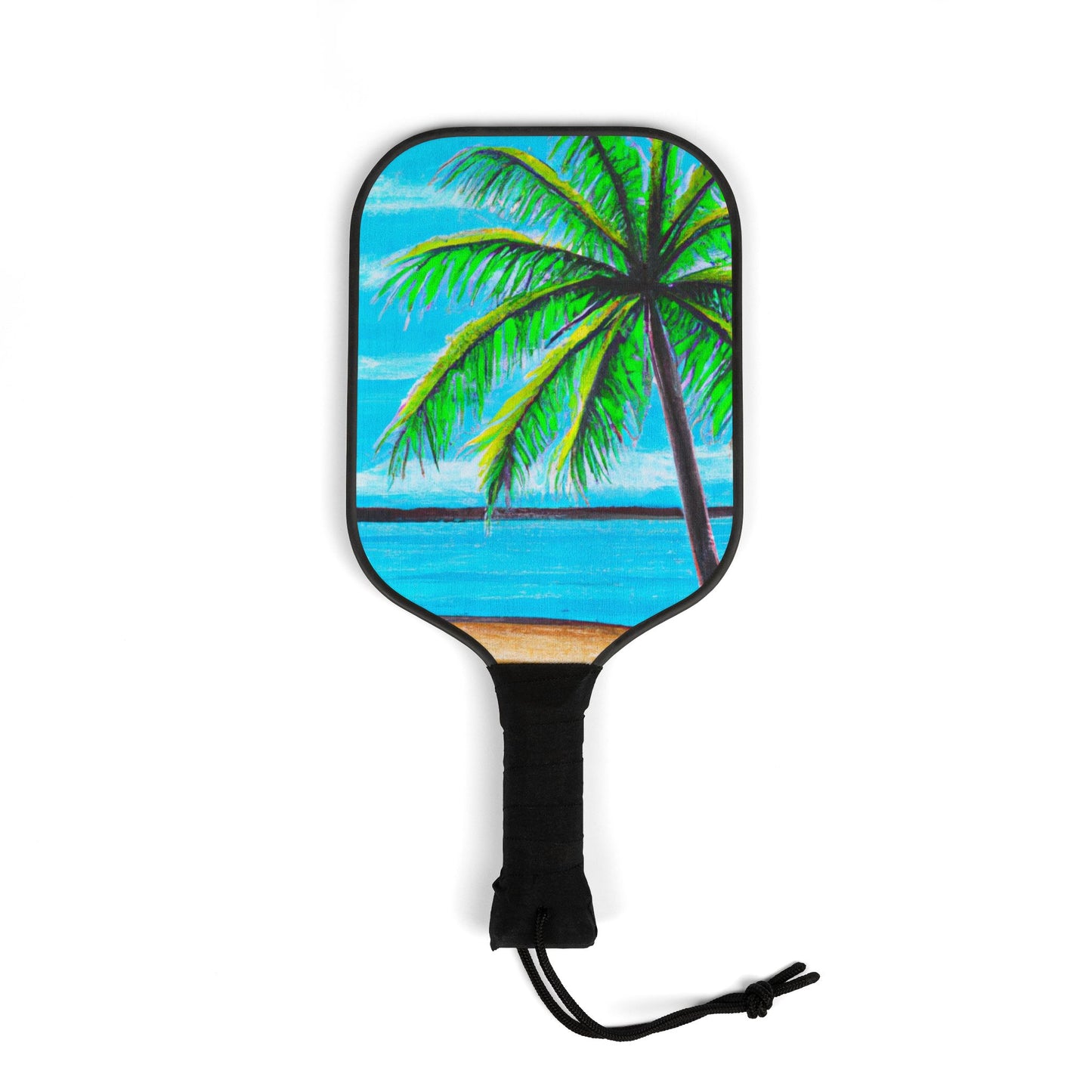 Tropical Pickleball Kit - Beach Vibe Paddles & Balls Set / Calm Beach