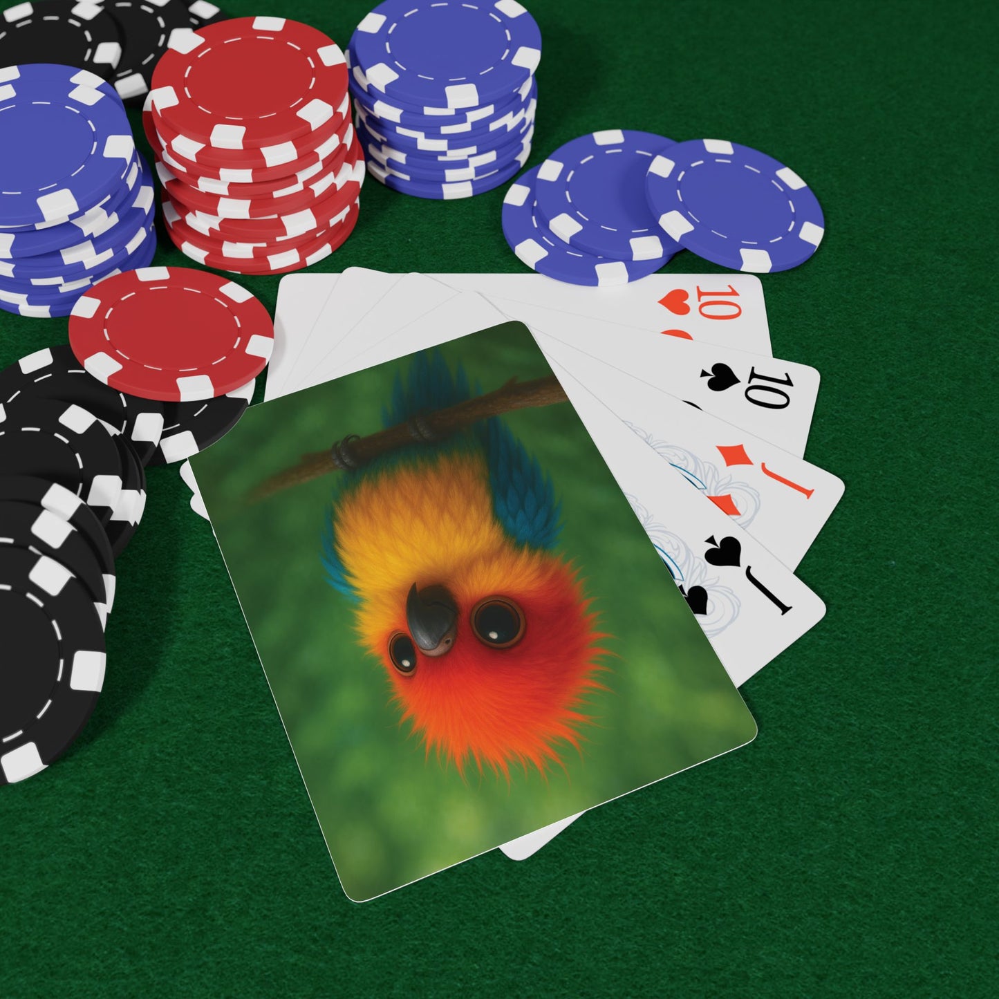 Poker Playing Cards - Baby Parrot