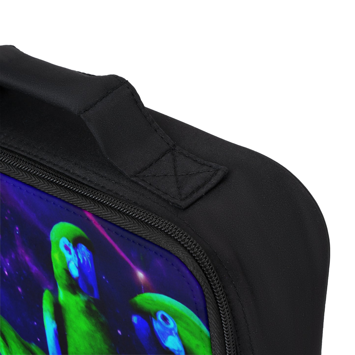 Galactic Parrots Lunch Bag - Eco-Friendly Insulated Tote, Adult and Child Lunchbox / Perfect for Picnics, Beach Outings