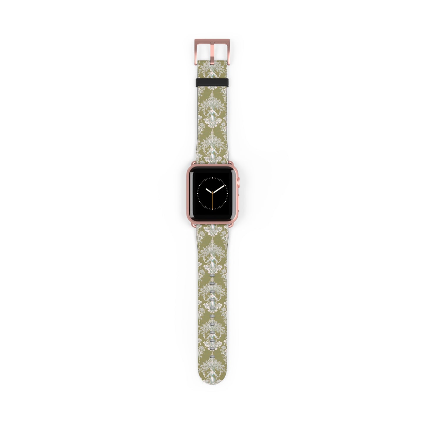 Apple Watch Band - Pearl Lady Toile, highland green