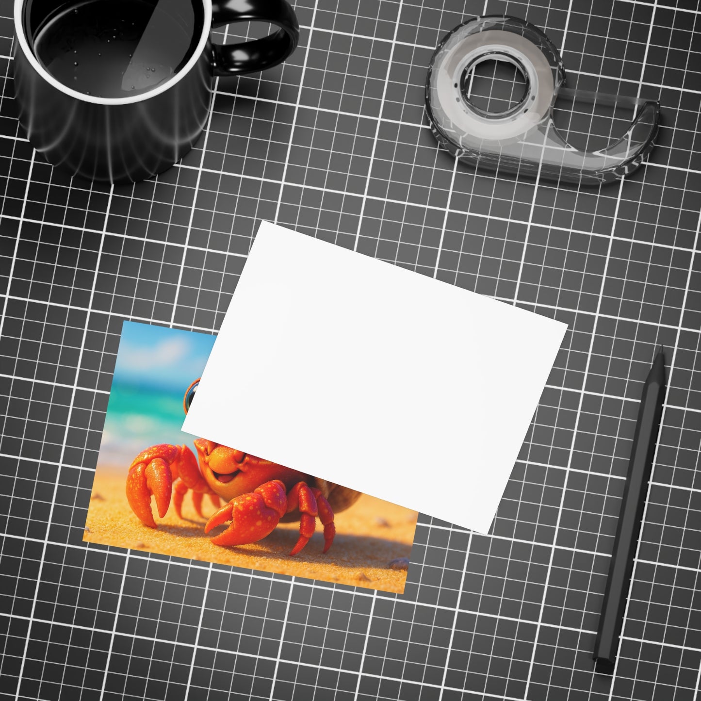 Baby Hermit Crab Postcard Bundle - Perfect for Ocean Lovers & Greetings!