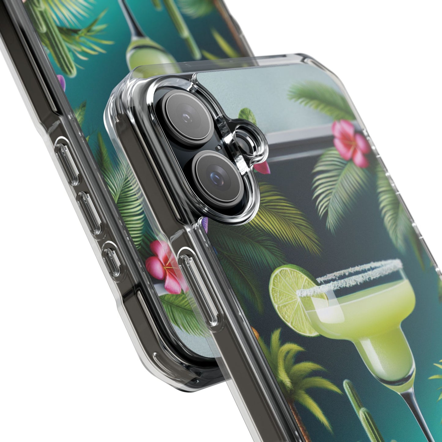 Tropical Margarita Magnetic Clear Phone Case, Many Models