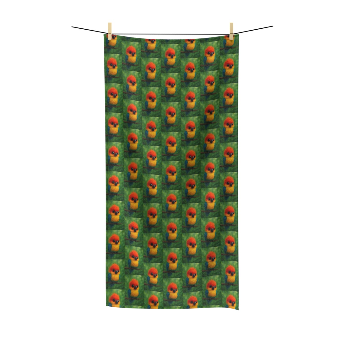 Baby Parrot Polycotton Towel