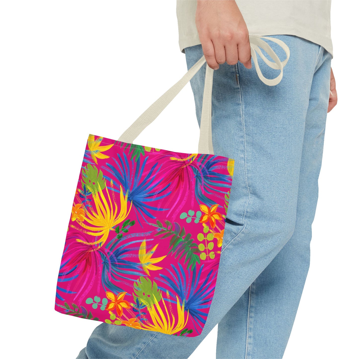 Tropical Flowers Exotic Flora Tote Bag - 3 Sizes