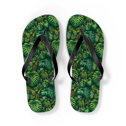 Flip Flops - Rainforest Greenery