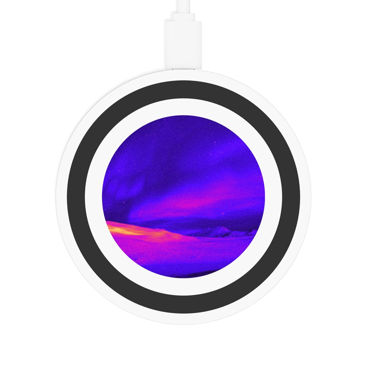 Quake Wireless Charging Pad - Cold Ocean Lights, Midnight