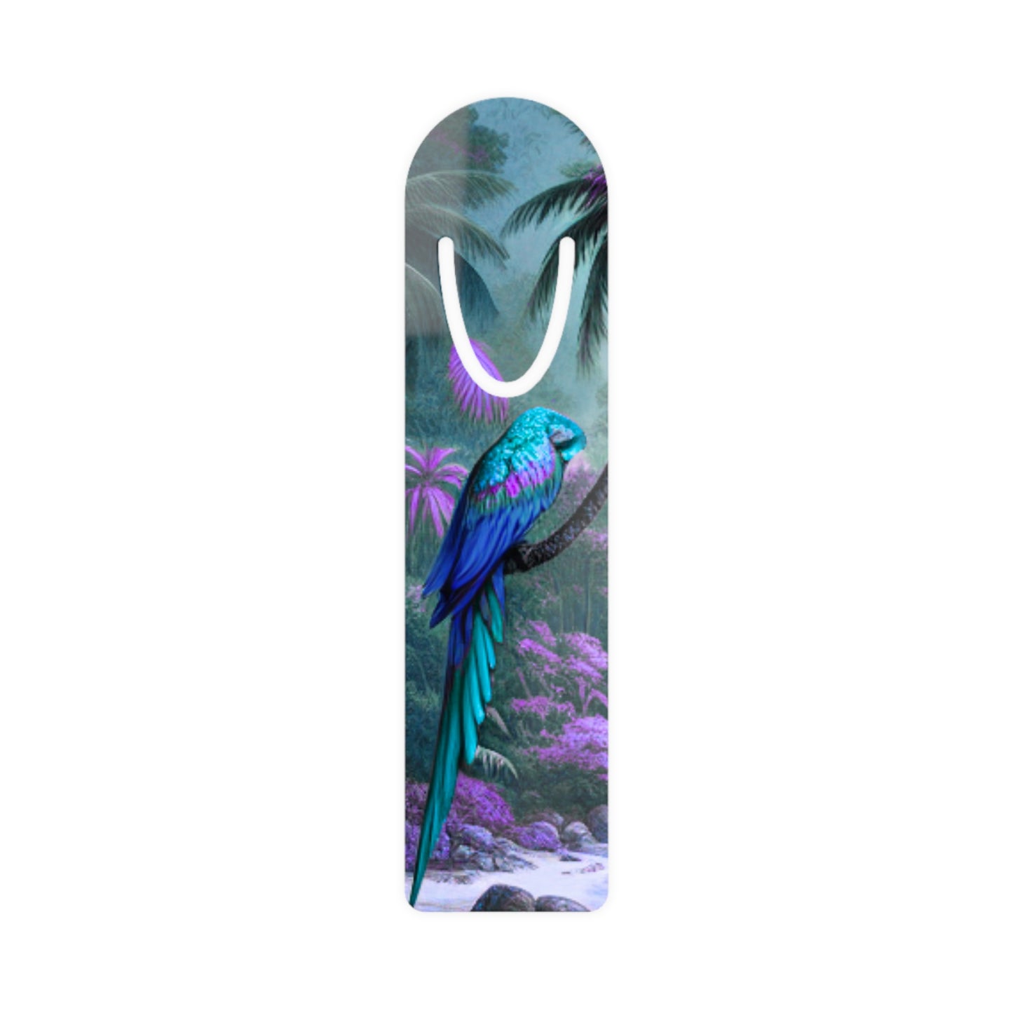 Bookmark - Aluminum, Sleeping Beauty Parrot/Fantasy