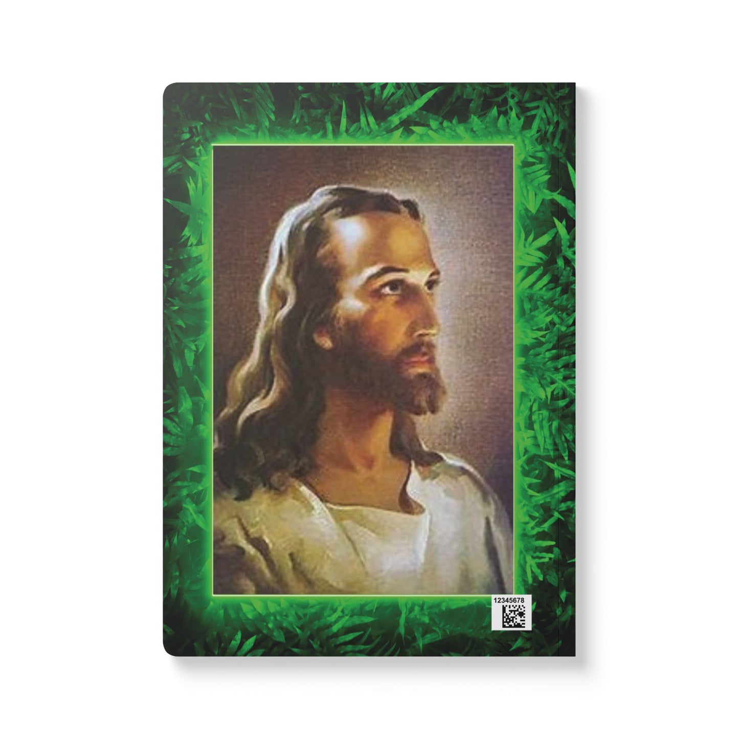 Religious Softcover Journal - Tropical Glow Head of Christ