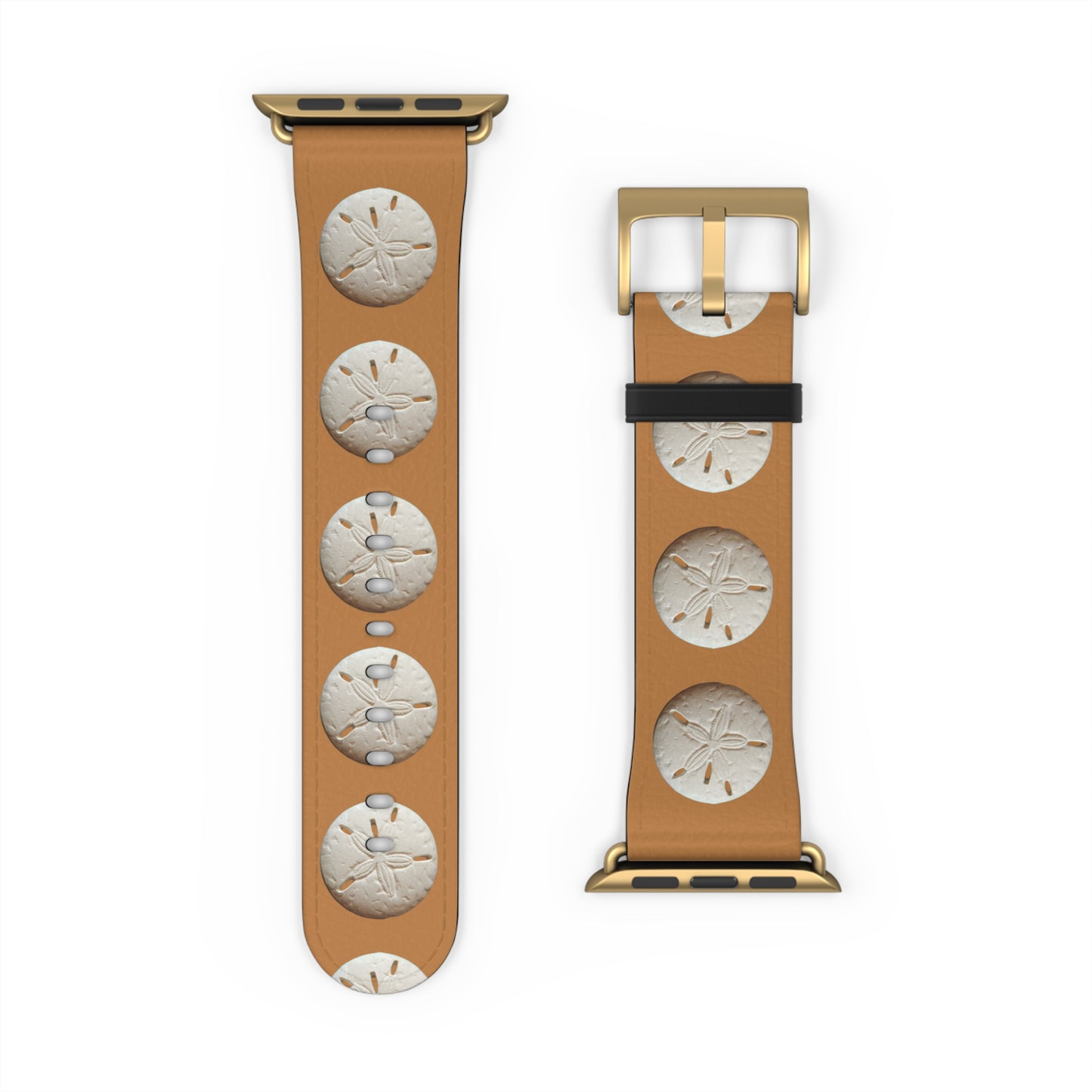 Apple Watch Band - Sand Dollar Parade, light brown