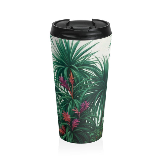15 oz. Stainless Steel Travel Mug / Tiny Palm Island